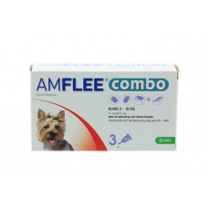 AMFLEE COMBO HOND SMALL 3X67MG. 2-10KG.