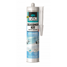 BISON SILICONENKIT ACRYLBADEN CAMEE CRT 300ML*12 NLFR