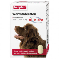 BEA WORMTABLETTEN ALL-IN ONE 17,5-70KG 2 ST.