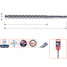 HAMERBOOR SDS+ QUATTRO-X ø24,0X200/250