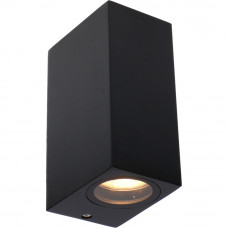 LED OUTDOOR - MUURLAMP SANFRANCISCO - 2XGU10 IP44 - ZWART