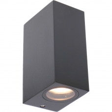 LED OUTDOOR - MUURLAMP SANFRANCISCO - 2XGU10 IP54 - ANTRACIET