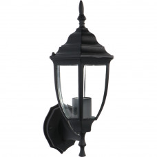 LED OUTDOOR - MUURLAMP TURIJN - 1XE27 IP44 - ZWART