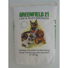 GREENFIELD 21 LAM & RIJST BRK 10 KG