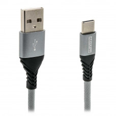 DATA EN LAADKABEL USB-A > USB-C 2M PRO GRIJS