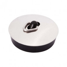SANIVESK AFVOERSTOP, KUNSTSTOF, CHROOM, DIAMETER 45,5MM, 1¼"