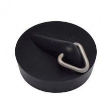 SANIVESK AFVOERSTOP, KUNSTSTOF, ZWART, DIAMETER 40,5 MM