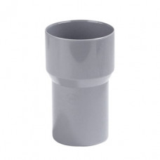 DYKA VERLOOPSTUK, PVC, INW X UITW LIJM, GRIJS, 80 X 75MM